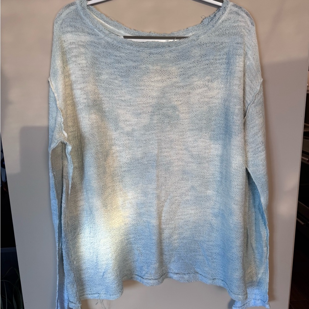 Free People Light Blue Sweater